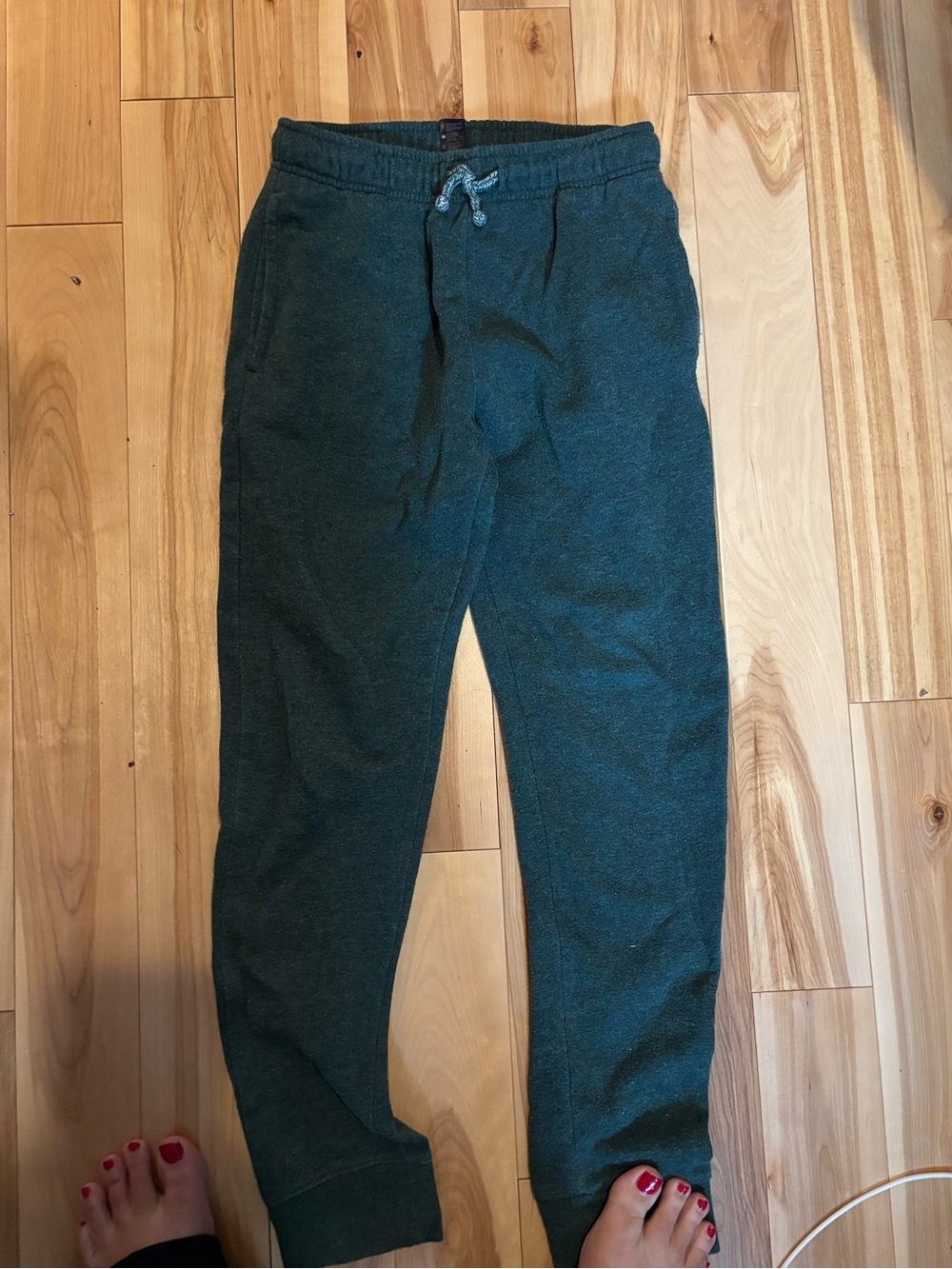 George Dark Green Kids Sweatpants